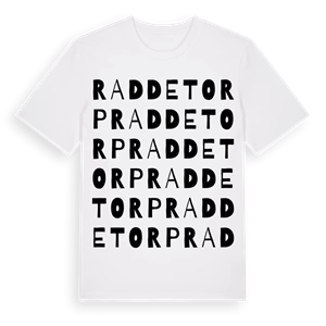 Raddetorp ordlek t-shirt – ekologisk bomull t-shirt från Pinshirt