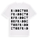 Raddetorp ordlek t-shirt