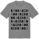 Mid Heather Gray t-shirt med Rådragen ordlek t-shirt