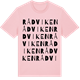 Pink Cotton t-shirt med Rådviken ordlek t-shirt