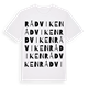 White t-shirt med Rådviken ordlek t-shirt