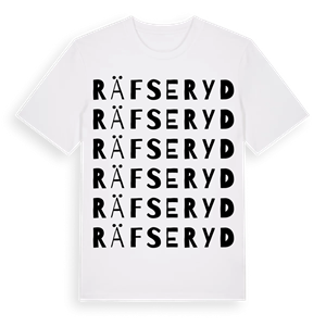 Räfseryd ordlek t-shirt – ekologisk bomull t-shirt från Pinshirt