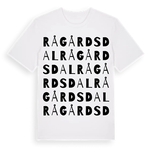 Rågårdsdal ordlek t-shirt – ekologisk bomull t-shirt från Pinshirt