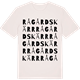 Vintage White t-shirt med Rågårdskärr ordlek t-shirt
