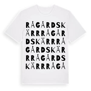 Rågårdskärr ordlek t-shirt – ekologisk bomull t-shirt från Pinshirt