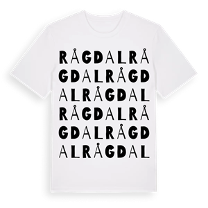 Rågdal ordlek t-shirt – ekologisk bomull t-shirt från Pinshirt