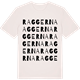 Vintage White t-shirt med Raggerna ordlek t-shirt