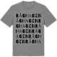 Mid Heather Gray t-shirt med Råghagen ordlek t-shirt