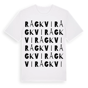 Rågkvi ordlek t-shirt – ekologisk bomull t-shirt från Pinshirt