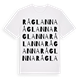 Råglanna ordlek t-shirt