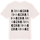 Vintage White t-shirt med Råhagen ordlek t-shirt