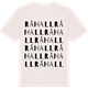 Vintage White t-shirt med Råhall ordlek t-shirt