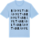 Blue Soul t-shirt med Råhyltan ordlek t-shirt