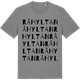 Mid Heather Gray t-shirt med Råhyltan ordlek t-shirt