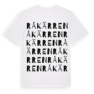 Råkärren ordlek t-shirt – ekologisk bomull t-shirt från Pinshirt
