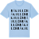 Blue Soul t-shirt med Råkullen ordlek t-shirt