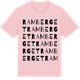 Pink Cotton t-shirt med Ramberget ordlek t-shirt