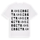 White t-shirt med Ramberget ordlek t-shirt