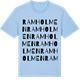 Blue Soul t-shirt med Ramholmen ordlek t-shirt