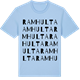 Blue Soul t-shirt med Ramhulta ordlek t-shirt