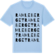 Blue Soul t-shirt med Ramleberget ordlek t-shirt