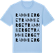 Blue Soul t-shirt med Rammberget ordlek t-shirt