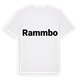 Rammbo fetstil t-shirt
