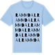 Blue Soul t-shirt med Rammdal ordlek t-shirt