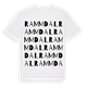 Rammdal ordlek t-shirt