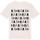 Vintage White t-shirt med Rämnå ordlek t-shirt