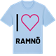 Blue Soul t-shirt med Jag älskar Ramnö t-shirt stort tryck