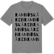 Mid Heather Gray t-shirt med Ramnöskären ordlek t-shirt