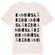 Vintage White t-shirt med Ramnöskären ordlek t-shirt