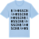 Blue Soul t-shirt med Råmossen ordlek t-shirt