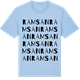 Blue Soul t-shirt med Ramsan ordlek t-shirt