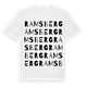 White t-shirt med Ramsberg ordlek t-shirt