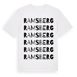 Ramsberg ordlek t-shirt – ekologisk bomull t-shirt från Pinshirt