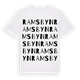 Ramsbyn ordlek t-shirt