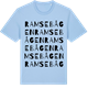 Blue Soul t-shirt med Ramsebågen ordlek t-shirt