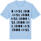 Blue Soul t-shirt med Ramslund ordlek t-shirt