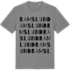 Mid Heather Gray t-shirt med Ramslund ordlek t-shirt