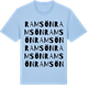 Blue Soul t-shirt med Ramsön ordlek t-shirt