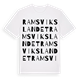 Ramsvikslandet ordlek t-shirt