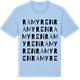 Blue Soul t-shirt med Ramyren ordlek t-shirt