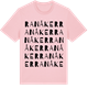 Pink Cotton t-shirt med Ranåker ordlek t-shirt
