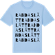 Blue Soul t-shirt med Randaslätt ordlek t-shirt