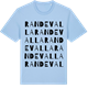 Blue Soul t-shirt med Randevalla ordlek t-shirt