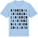 Blue Soul t-shirt med Rångedala ordlek t-shirt