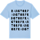 Blue Soul t-shirt med Rangtorp ordlek t-shirt