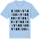 Blue Soul t-shirt med Rånnaväg ordlek t-shirt